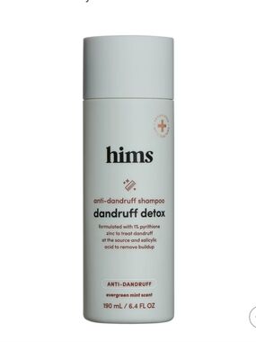 Hims Anti Dandruff Detox Shampoo- 6.4oz W Mint For All Hair Types New